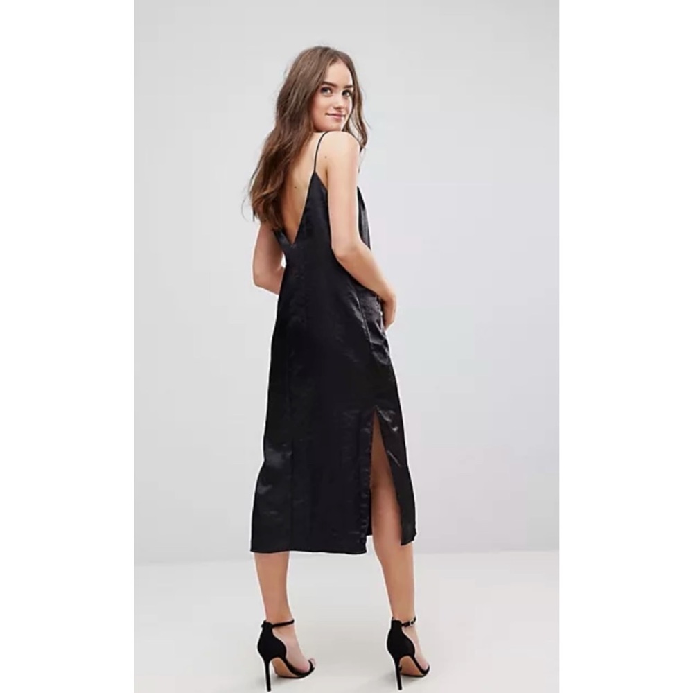 Finders Keepers perfect black slip dress - Picture 3 of 3